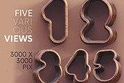 Outline Cooper - 3D Lettering, a Graphic by MIIM (Thumbnail 3 of 8)