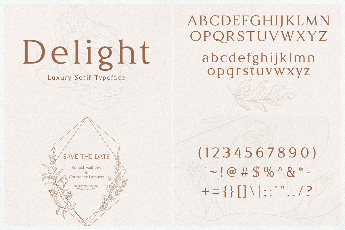 The Fashion Font Bundle (18 Fonts), a Serif Font by HipFonts (Photo 4 of 18)