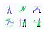 People & Places Illustration Bundle, a Person Illustration by Creative Stall (Thumbnail 21 of 22)