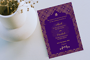 Indian Wedding Invitation Card, a Print Template by TheSimplySereneShop (Thumbnail 2 of 8)
