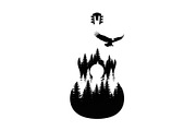 Nature Landscape Guitar Silhouette, an Object Illustration by Creativeshirt (Thumbnail 21 of 31)