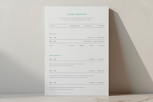 Minimal Resume for Professionals, a Resume Template by Filip Studio