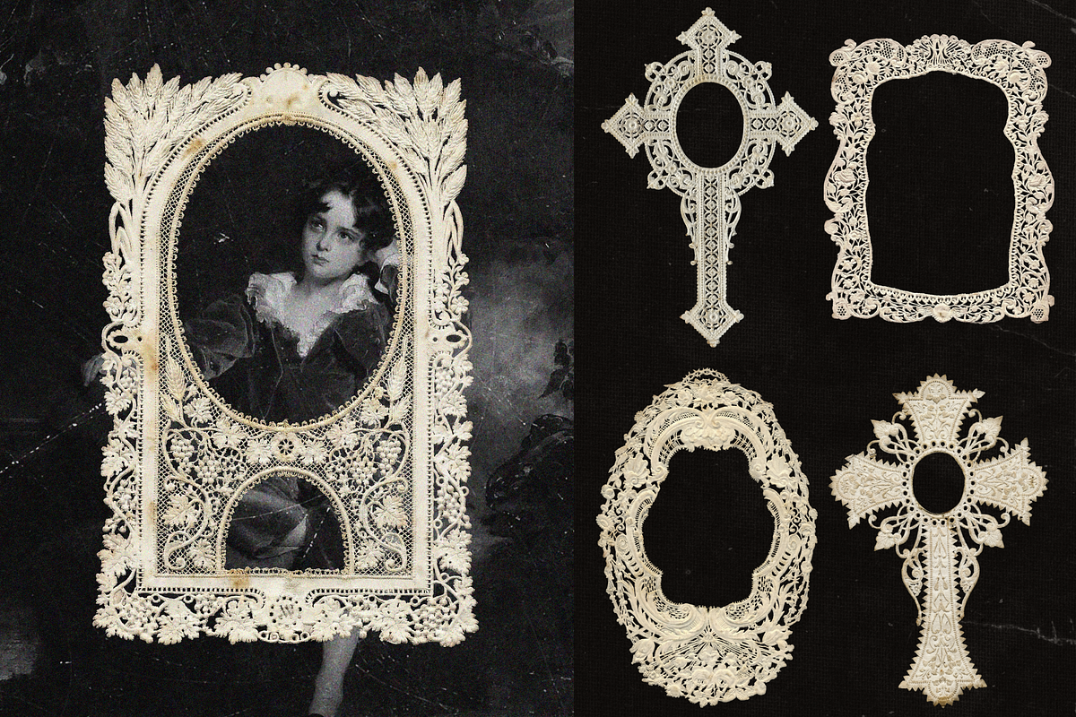 Sacred Lace Frames Bundle, an Object Graphic by The Flossy Finch (Photo 4 of 20)