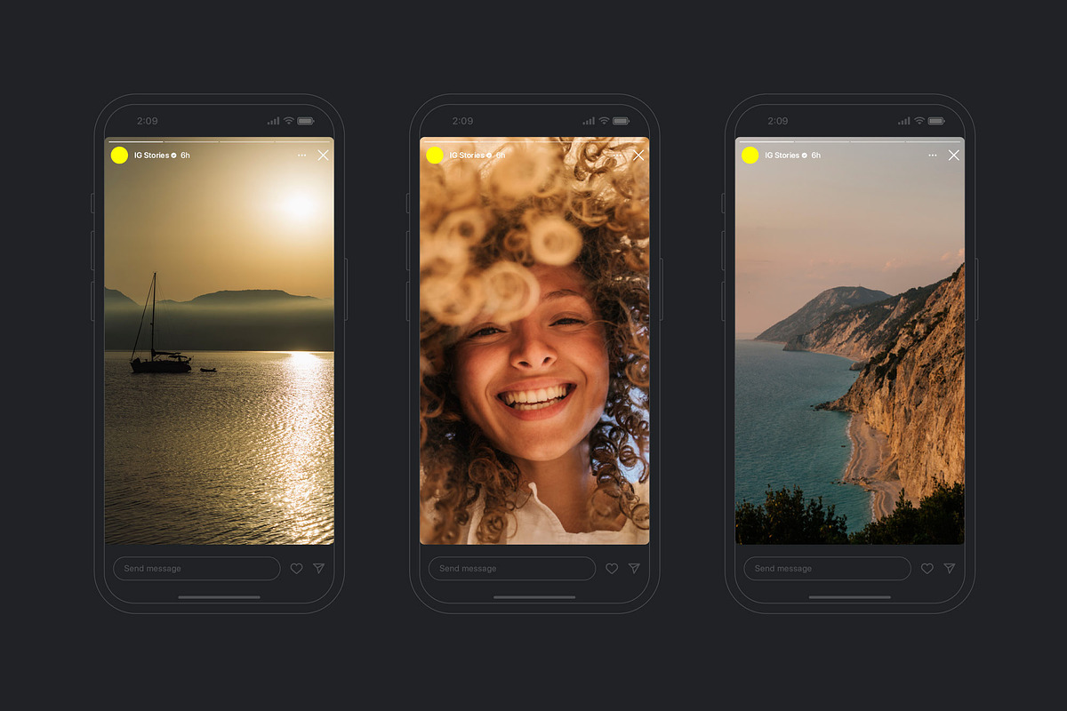 FRAMES / Instagram Vector Mockup Kit, a Social Media Template by Circular (Photo 7 of 20)