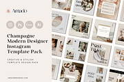 Chic Champagne Social Templates, a Templates & Theme by Amado Brand Design Studio (Thumbnail 1 of 6)