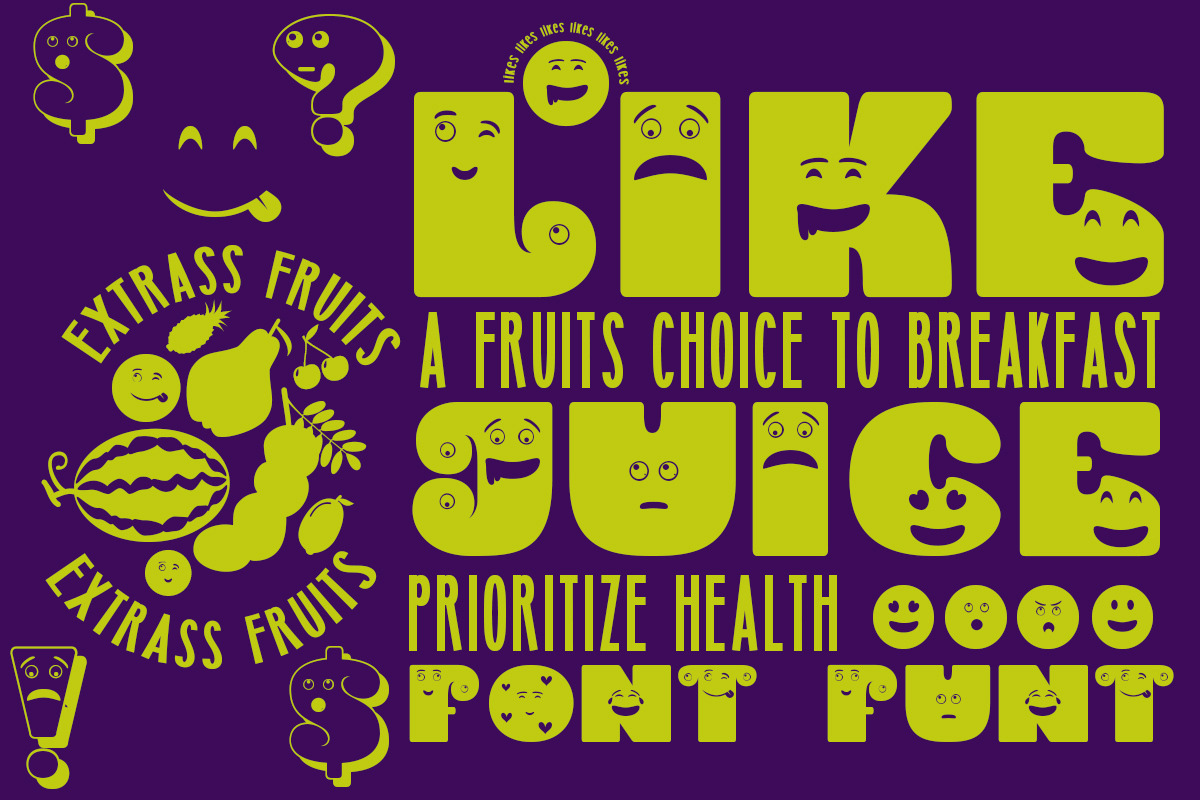 Smiles font family, a Symbol Font by Bramcreative (Photo 8 of 10)