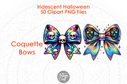 Iridescent Halloween Clipart 50, a Seasonal Illustration by Artisan Craft (Thumbnail 3 of 10)