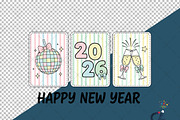Happy New Year 2026 Frame PNG, an Illustration by Creative Art (Thumbnail 6 of 6)