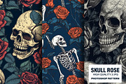 Love and Death Pattern, a Pattern Graphic by CreativeClick (Thumbnail 1 of 5)
