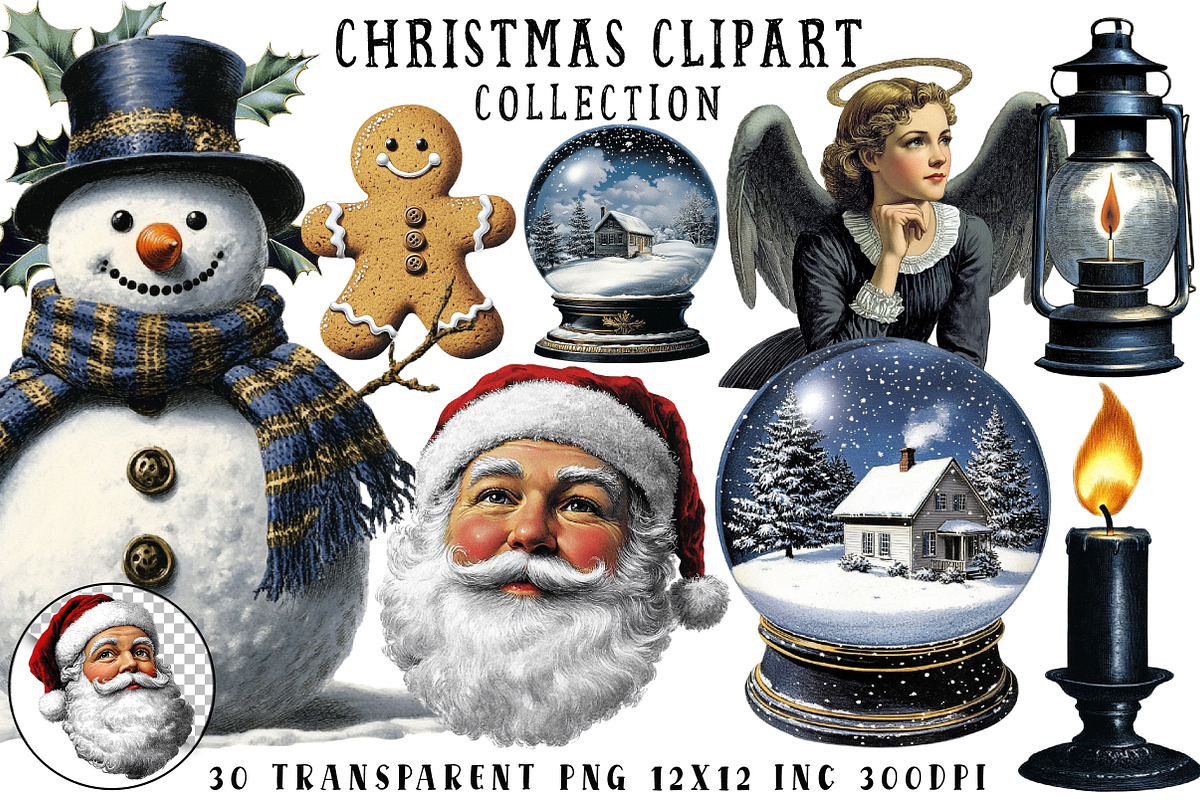 Christmas Clipart, an Illustration by OK Design (Photo 1 of 6)