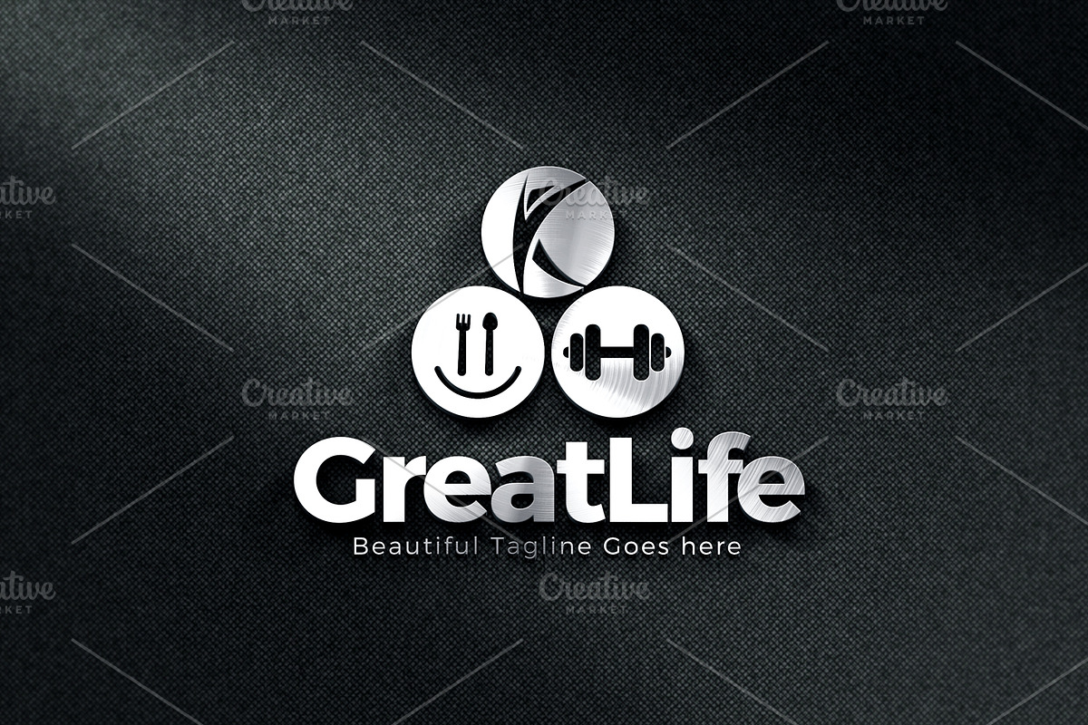 GreatLife, a Branding & Logo Template by KitCreativeStudio2 (Photo 1 of 5)