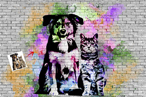 Graffiti Art Photo Effect Template