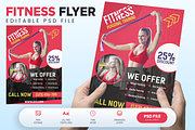 5 Fitness Flyer Bundle / Gym Flyer, a Flyer Template by Ammad (Thumbnail 4 of 6)