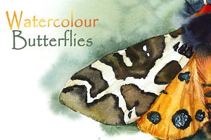 Watercolour Butterflies.