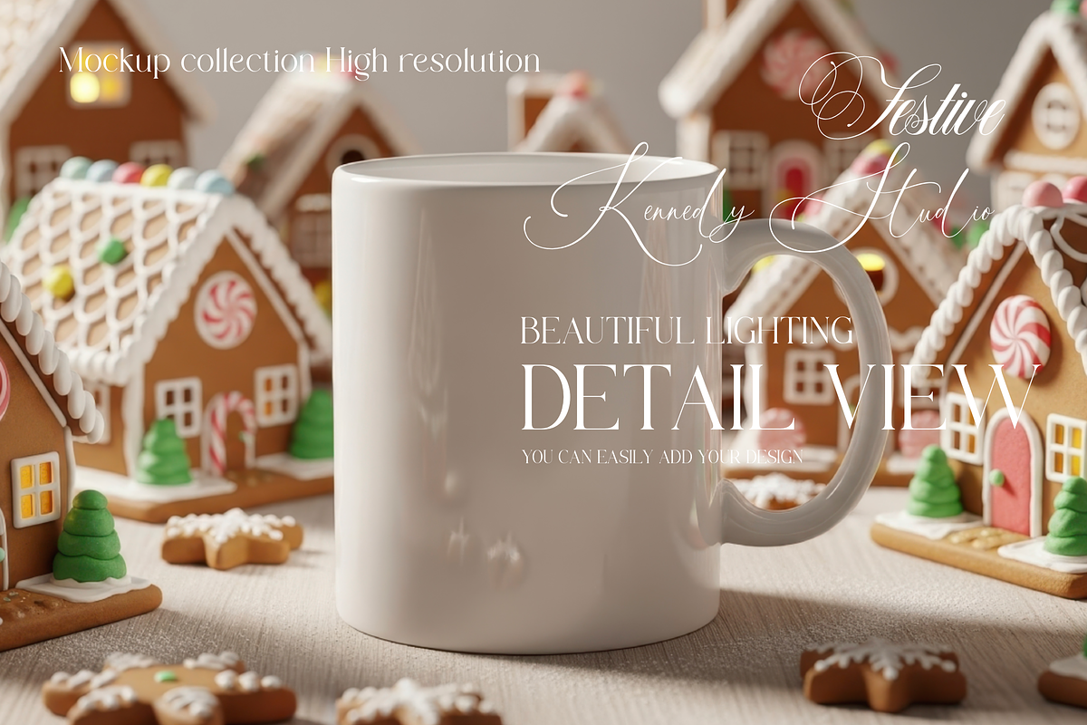 Rustic Christmas Mug Bundle 1000 JPG, a Cups & Container Mockup by KennedyStudio (Photo 8 of 11)
