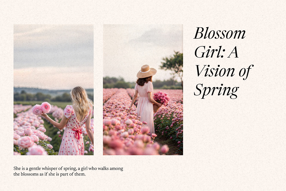 Spring Blossom Girl Photo Bundle, a Beauty & Fashion Photo by Helospace (Photo 6 of 8)