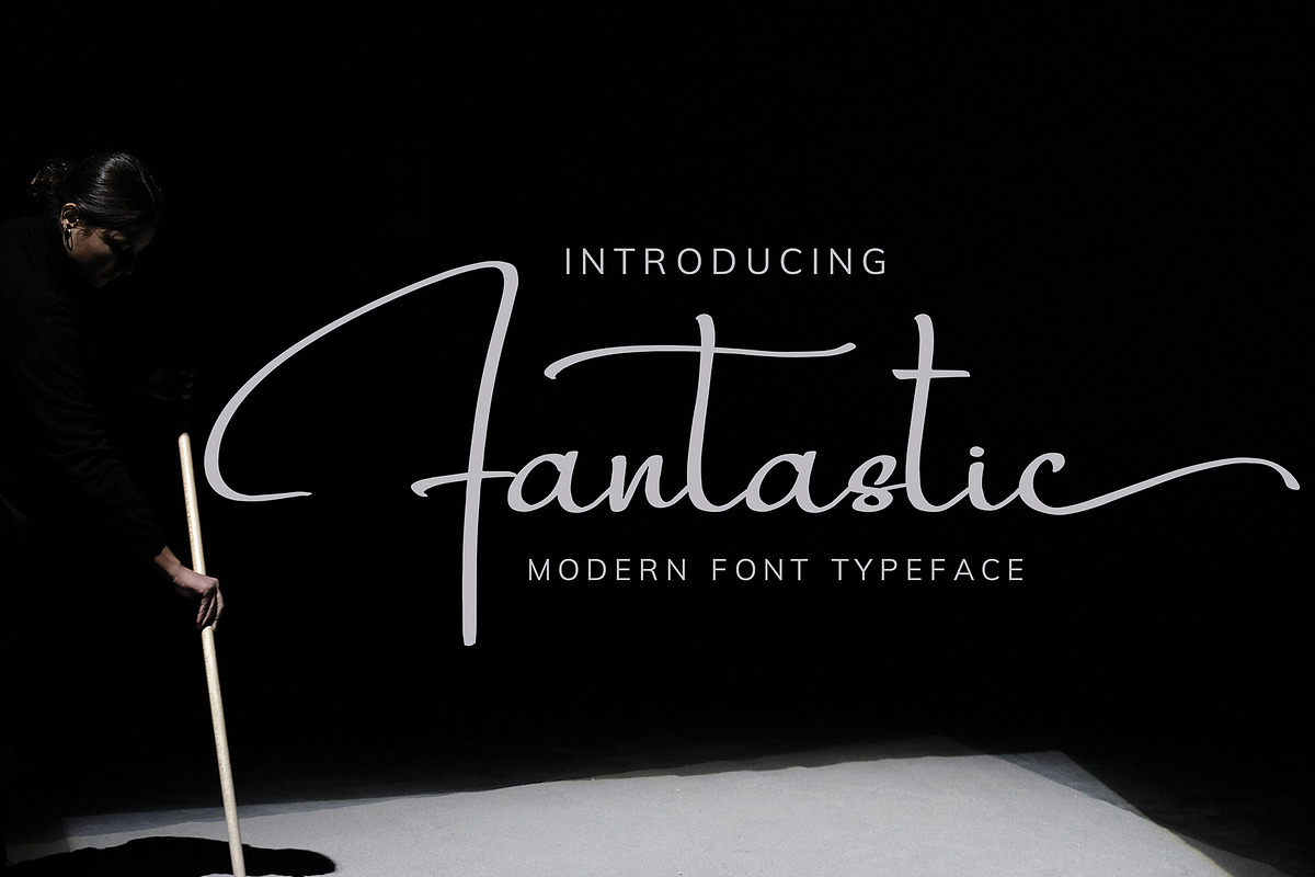 Fantastic, a Script Font by pineungtype (Photo 1 of 8)