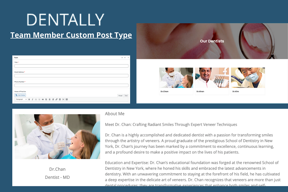 Dentally - Premium WordPress Theme, a WordPress Template by MapilitMedia Inc. (Photo 2 of 3)