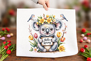 Animal Hello Spring PNG, an Illustration by DreamArtGraphic (Thumbnail 3 of 4)