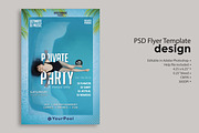 Private Summer Party PSD Template, a Flyer Template by Naim Selmani (Thumbnail 1 of 3)