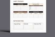 Printable Study Planner Journal, a Stationery Template by MightyDesign (Thumbnail 5 of 8)
