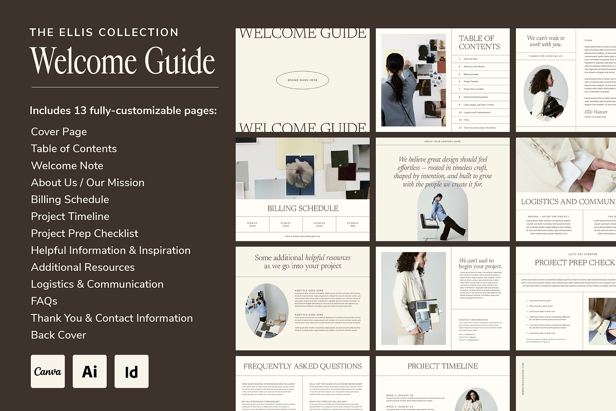 Client Welcome Guide Template, a Presentation Template by MARA Design Co. (Photo 1 of 6)