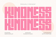 Kindness - Modern Sans Display Font, a Sans Serif Font by Pian45 Studio (Thumbnail 1 of 8)