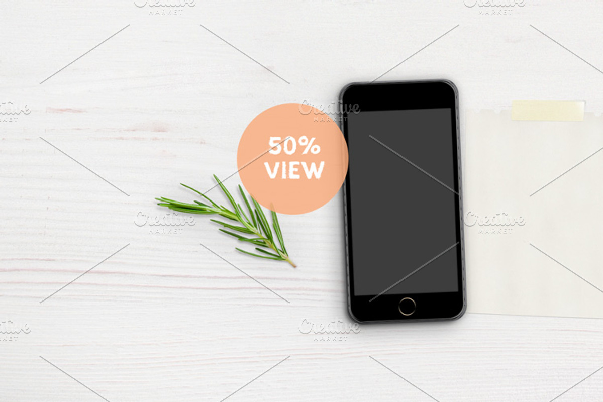 Black & White iPhone 6s™ Mockup, an iPhone Mockup by Hype Your Prints (Photo 4 of 5)