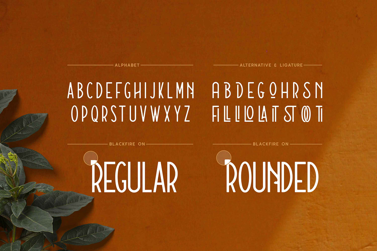 Blackfire - Sans Serif Font preview 6