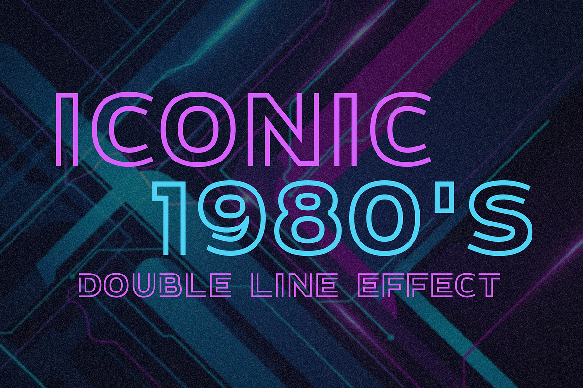Etronika - An 80s Synthwave Dream, a Sans Serif Font by Parker Creative (Photo 2 of 9)