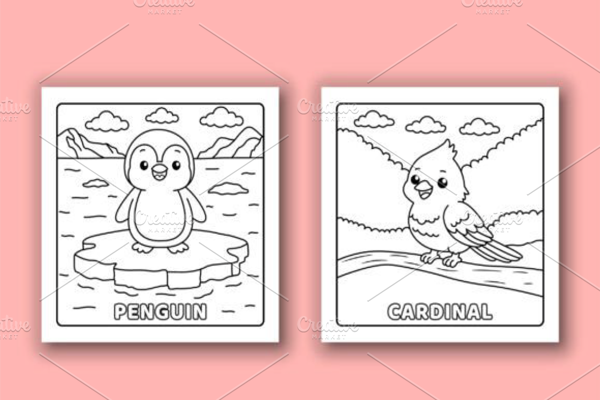 Cute Birds Fun and Easy, an Animal Illustration by Design Station (Photo 2 of 4)