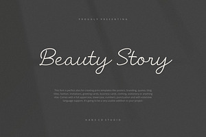 Beauty Story Font