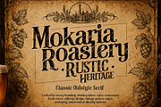 Mokaria Roastery - Vintage Rustic, a Serif Font by HypeWorksCo (Thumbnail 4 of 15)