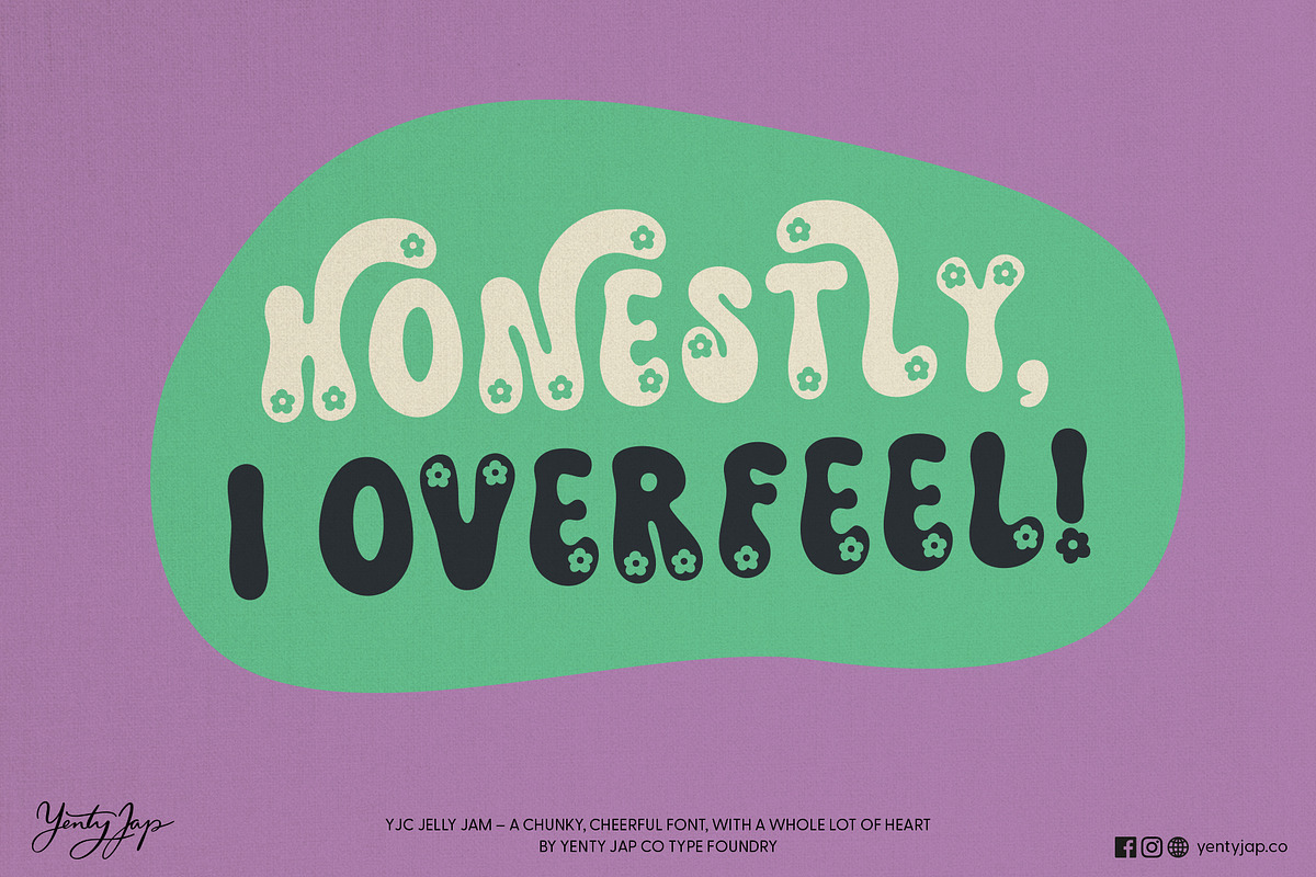 YJC Jelly Jam, a Handwritten Font by YENTY JAP CO (Photo 2 of 12)