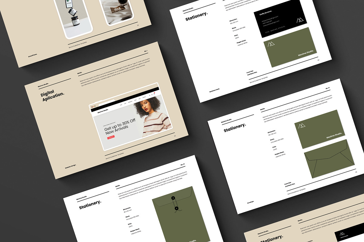 Brand Guidelines, a Brochure Template by Occy Design (Photo 6 of 10)