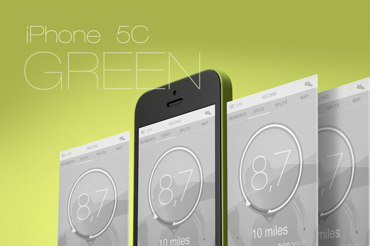 iPhone 5C Mock Ups, an iPhone Mockup by Aldo (Photo 4 of 5)
