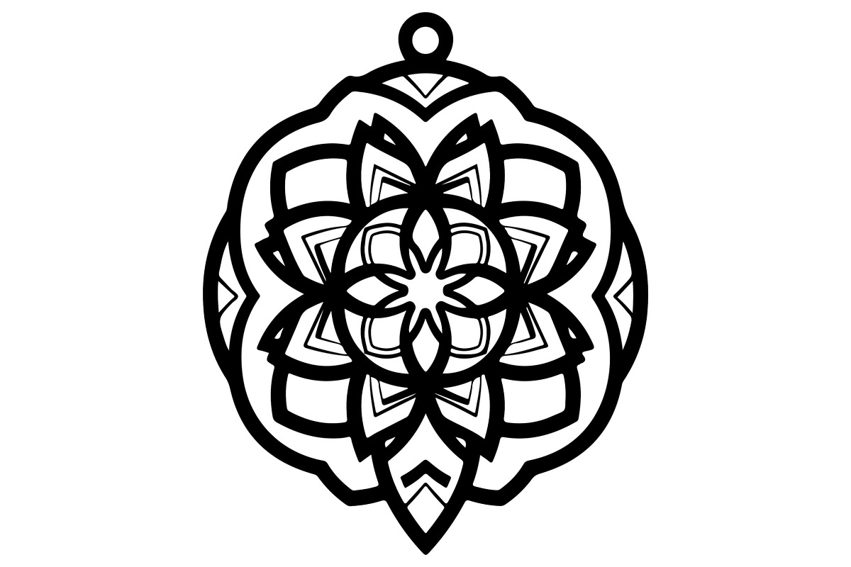 Ornamental Mandala and Lotus Set, a Decorative Illustration by balal (Photo 12 of 16)