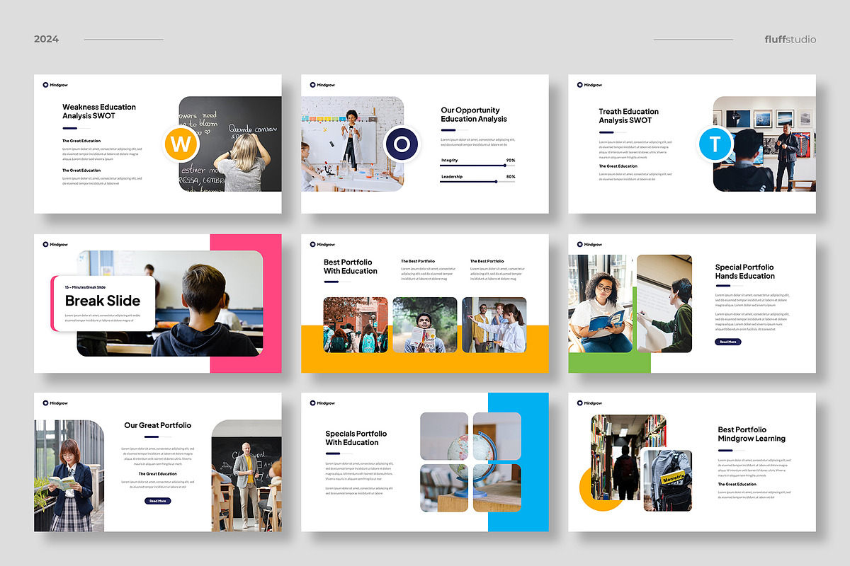 Education Powerpoint Template, a Presentation Template by fluffstudio (Photo 4 of 6)