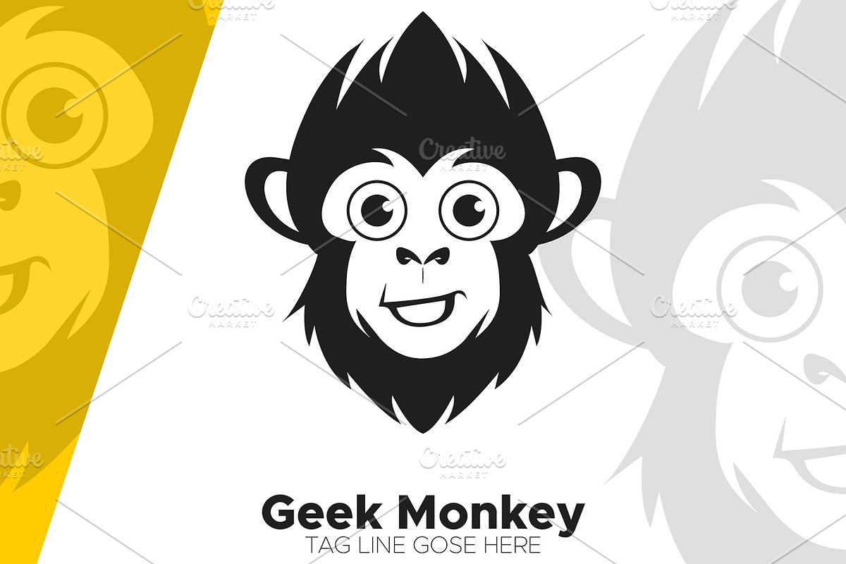 Geek Monkey Logo Design, a Branding & Logo Template by ExpertDesigner411 (Photo 2 of 3)