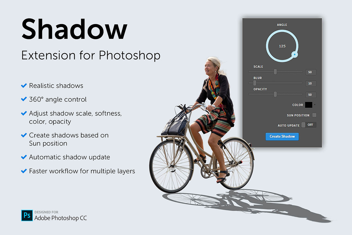 Shadow - Photoshop Extension, a Plug-in Add-On by bbtools (Photo 1 of 9)