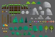 Grass Tile set, an Illustration by Mike Mac (Thumbnail 2 of 2)