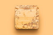 ENGRAVED WOODEN COASTERS MOCKUP, a Product Mockup by Moonlight Creative (Thumbnail 3 of 6)