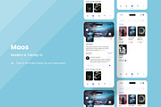 Maos - E-book Mobile Apps, an UI Kit Template by twinstd (Thumbnail 2 of 4)