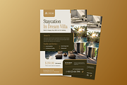 Luxury Villa Promotion Flyer, a Flyer Template by MMPixelCraft (Thumbnail 1 of 5)