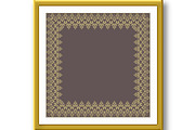Floral Modern Vector Frame, a Texture Graphic by FineArtStudio (Thumbnail 3 of 3)
