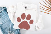 Brown Paw Print PNG, Digital, an Illustration by SharpMarketplace (Thumbnail 4 of 9)