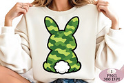 Camouflage Easter Bunny PNG, an Illustration by Daily.Designs (Thumbnail 5 of 5)