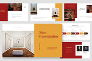 Dhar : Art Gallery Google Slides, a Presentation Template by Punkl Camp (Thumbnail 1 of 16)