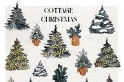Cottage Christmas. Cozy Home., a Seasonal Illustration by ma_i_vi (Thumbnail 8 of 11)