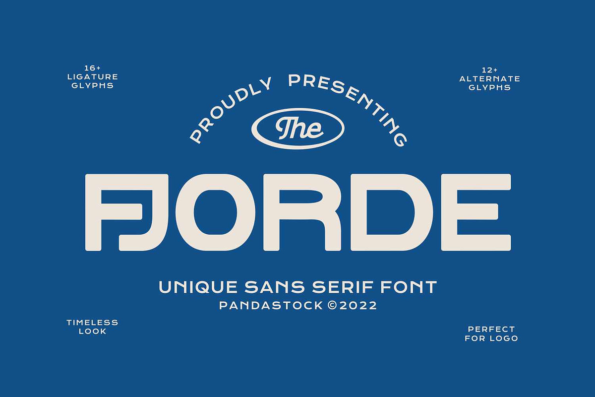 Fjorde - Bold Sans Serif Fonts, a Sans Serif Font by Imoodev (Photo 1 of 5)